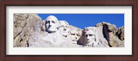 Framed Mount Rushmore, South Dakota (white)