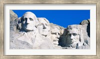 Framed Mount Rushmore in White