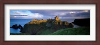 Framed High angle view of a castle, Dunnottar Castle, Grampian, Stonehaven, Scotland