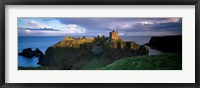 Framed High angle view of a castle, Dunnottar Castle, Grampian, Stonehaven, Scotland