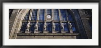 Framed Low angle view of statues on a railroad station building, Gare Du Nord, Paris, France