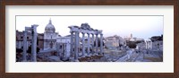 Framed Roman Forum Rome Italy