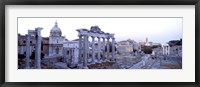 Framed Roman Forum Rome Italy