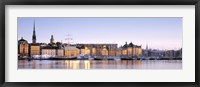 Framed Buildings on the waterfront, Old Town, Stockholm, Sweden