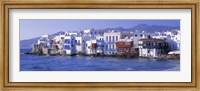 Framed Buildings on the Waterfront, Mykonos, Greece