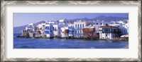 Framed Buildings on the Waterfront, Mykonos, Greece