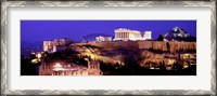 Framed Acropolis at Night