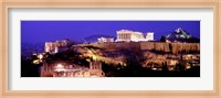 Framed Acropolis at Night