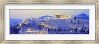 Framed Acropolis at Dusk