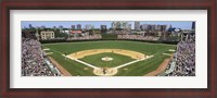 Framed Cubs playing in Wrigely Field, USA, Illinois, Chicago
