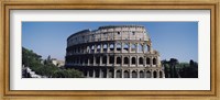 Framed Facade Of The Colosseum, Rome, Italy