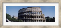 Framed Facade Of The Colosseum, Rome, Italy