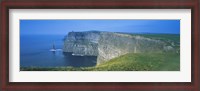 Framed Rock formations at the coast, Cliffs Of Moher, The Burren, County Clare, Republic Of Ireland
