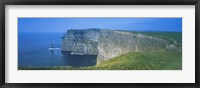 Framed Rock formations at the coast, Cliffs Of Moher, The Burren, County Clare, Republic Of Ireland