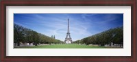 Framed Eiffel Tower from a Distance, Paris, France