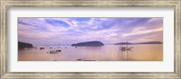 Framed Frenchman Bay, Bar Harbor, Maine, USA