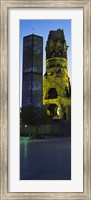 Framed Tower of a church, Kaiser Wilhelm Memorial Church, Berlin, Germany