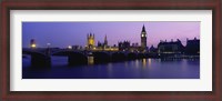 Framed Big Ben, Houses of Parliament, London, England