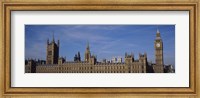 Framed Big Ben and the Houses Of Parliament, London, England