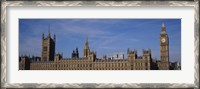 Framed Big Ben and the Houses Of Parliament, London, England