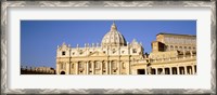 Framed Facade of a basilica, St. Peter's Basilica, St. Peter's Square, Vatican City, Rome, Lazio, Italy