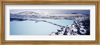 Framed High angle view of a hot spring, Iceland