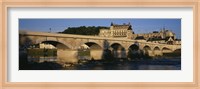 Framed Arch Bridge Near A Castle, Amboise Castle, Amboise, France