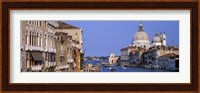 Framed Buildings Along the Grand Canal, Venice Italy