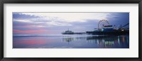 Framed Pier with a ferris wheel, Santa Monica Pier, Santa Monica, California, USA