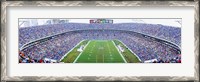 Framed NFL Football, Ericsson Stadium, Charlotte, North Carolina, USA