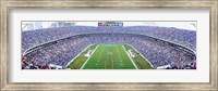 Framed NFL Football, Ericsson Stadium, Charlotte, North Carolina, USA