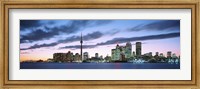 Framed Toronto Skyline from the lake, Ontario Canada