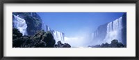 Framed Iguacu Falls, Parana, Brazil