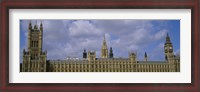 Framed Facade Of Big Ben And The Houses Of Parliament, London, England, United Kingdom