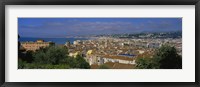 Framed Aerial View Of A City, Nice, France