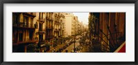 Framed Buildings in a row, Catalonia, Barcelona, Spain