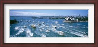 Framed Pleasure Boats, Sydney Harbor, Australia