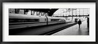 Framed Train leaving a Station, Cologne, Germany