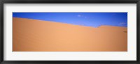 Framed Sand dunes in a desert, New South Wales, Australia