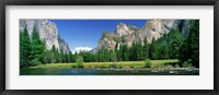 Framed Bridal Veil Falls, Yosemite National Park, California, USA