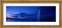 Framed Geneva Switzerland (horizontal)