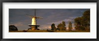 Framed Windmill Veere Nordbeveland The Netherlands