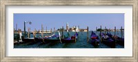 Framed Church of San Giorgio Maggiore and Gondolas Venice Italy