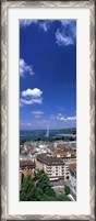 Framed Geneva Switzerland (vertical)