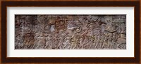 Framed Bas Relief Angkor Wat Cambodia