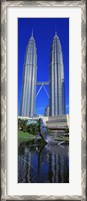Framed Petronas Towers Kuala Lumpur Malaysia
