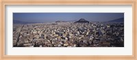 Framed View Of Licabetus Hill and City, Athens, Greece