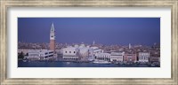 Framed Aerial View Of A City Along A Canal, Venice, Italy