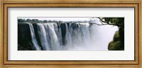 Framed Waterfall in a forest, Victoria Falls, Zimbabwe, Africa