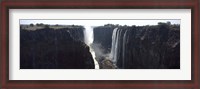 Framed Waterfall, Victoria Falls, Zambezi River, Zimbabwe